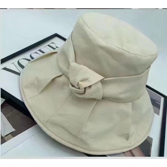 Topi brim Besar fashion Wanita Topi Nelayan Mode Jepang