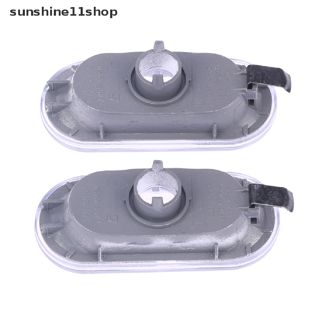 Sho 2Pcs Side Marker Light Housing Warning Clearance Lamp Untuk Bora Golf4 MK4 N