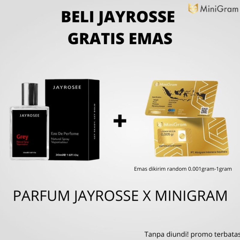 COD BELI JAYROSSE GRATIS EMAS Parfum Jayrosse Grey Rouge Noah Luke Jayrosee Parfum Parfum Viral