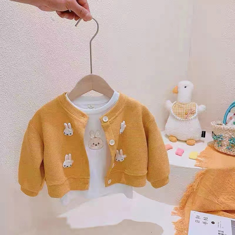 DC4 NEW Cardigan / jaket anak perempuan motif boneka kelinci