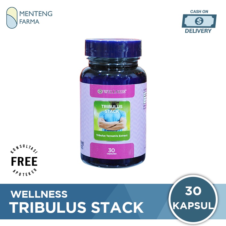 Wellness Tribulus Stack Isi 30 Kapsul - Suplemen Kesuburan Pria
