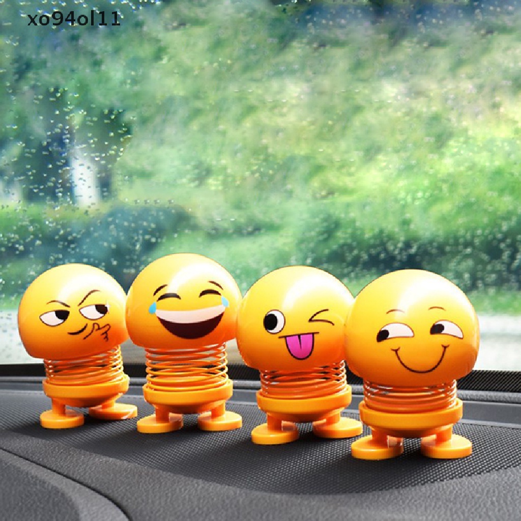 Xo Boneka Kepala Goyang Musim Semi Lucu Ornamen Kecil Indah Dekorasi Interior Mobil OL