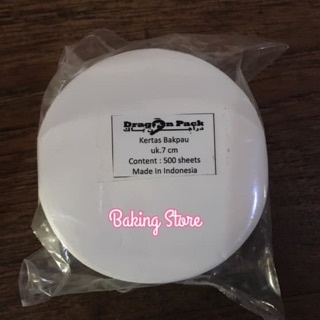 

Kertas Bulat Alas Bapao Putih 7cm isi 500lbr