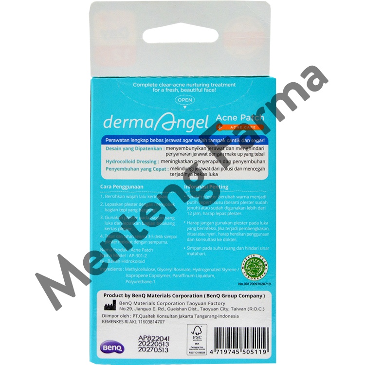 Derma Angel Acne Patch Day 12 Pcs - Plaster Jerawat