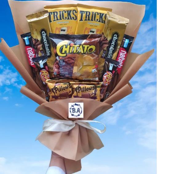 

MALL (S) buket Snack cokelat cowo/paket/bingkisan Snack Ulang Tahun/Ultah/ Wisuda/Kado/Hadiah 