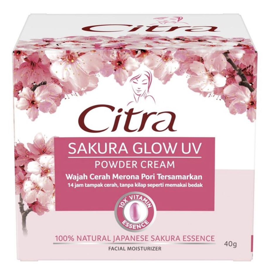 Citra Sakura Glow UV Facial Moisturizer Powder Cream