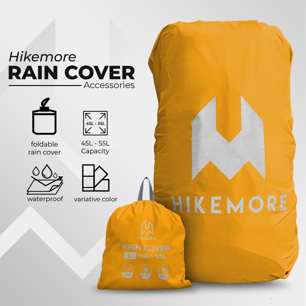 Mantel Tas Hikemore Rain Cover S 20-25L Backpack Pria Wanita