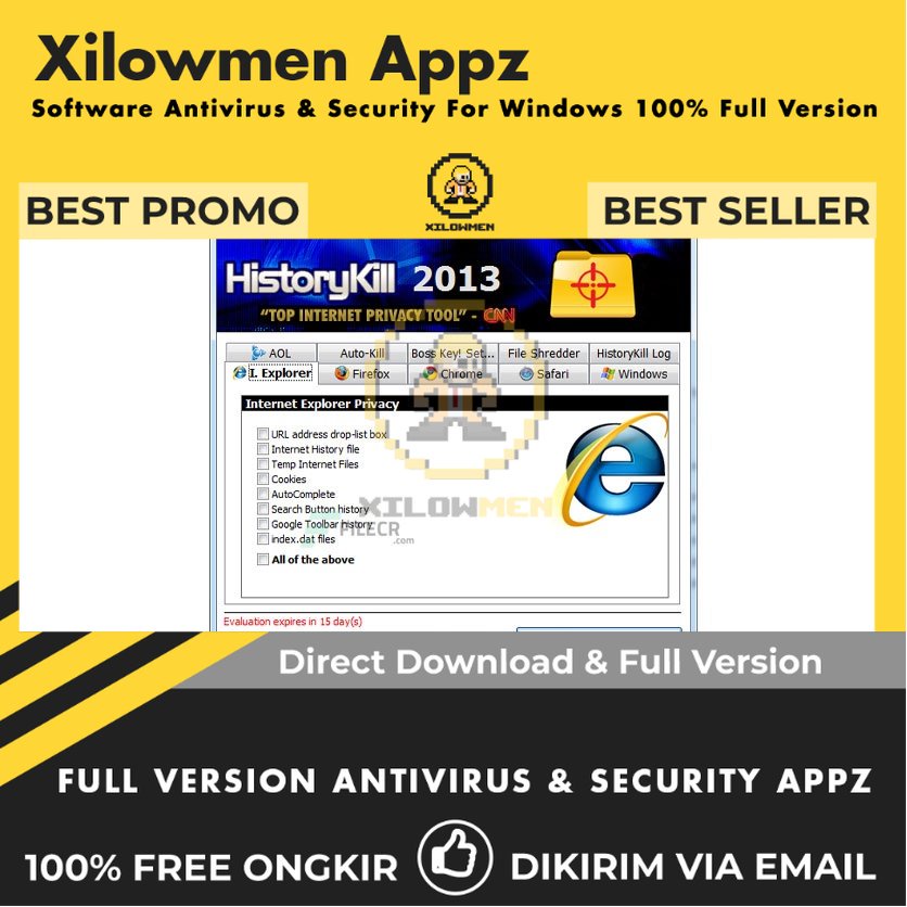 [Full Version] HistoryKill 20 Pro Security Lifetime Win OS