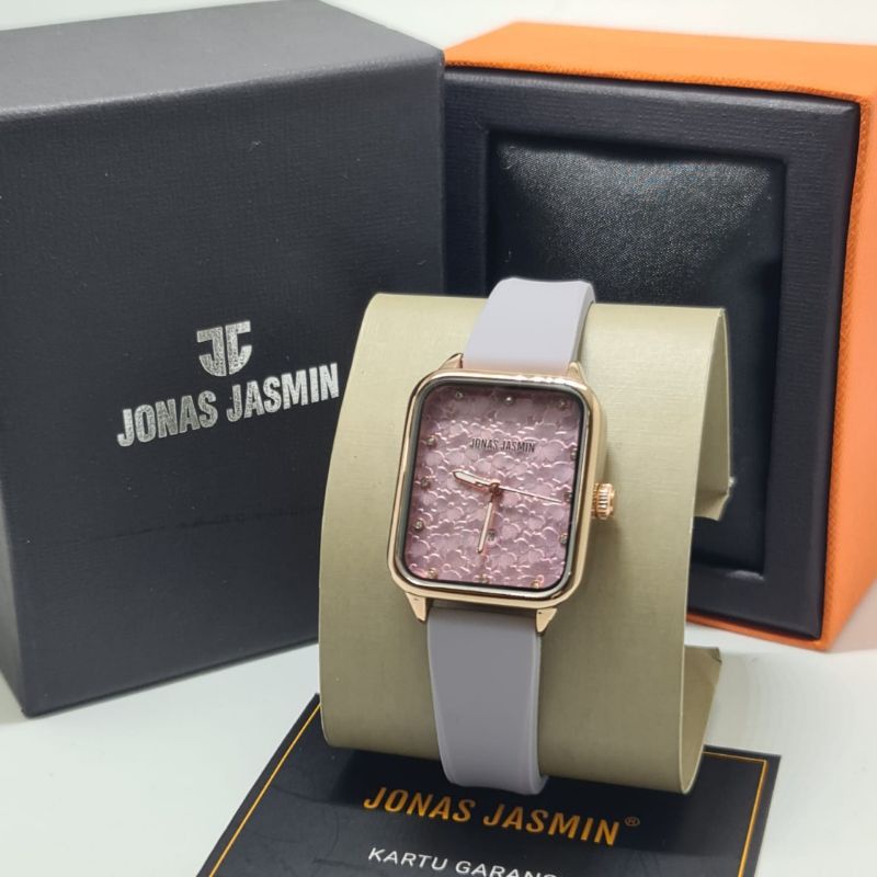 Jam Tangan Fashion Wanita Analog Jonas Jasmin 2238 Rubber Original