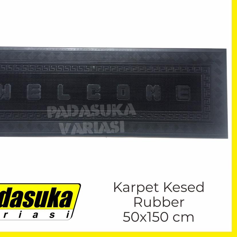 ➳ Keset Welcome Home Panjang Karet Keset Welcome Home Tebal Besar Jumbo Keset Kaki 150x50 cm ☁