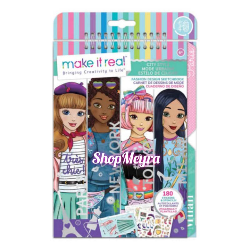 

Make It Real Fashion Design Sketchbook City Styles