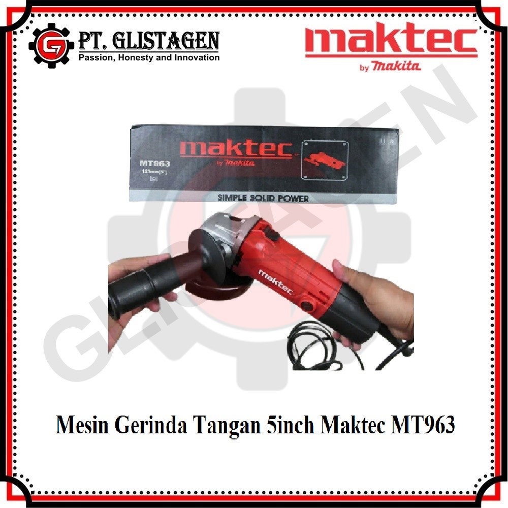 MAKTEC MT963 Mesin Gurinda Gerinda Tangan Listrik 5inch Maktec MT 963