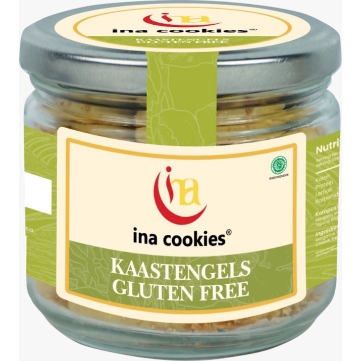 

ina cookies kemasan jar kaca kaastengels gluten free