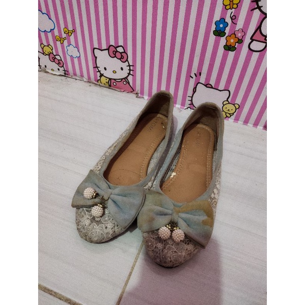 preloved flat shoes merk ayomi size 40