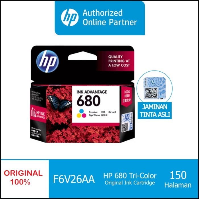 Hp 680 colour Ink Cartridge Original100%