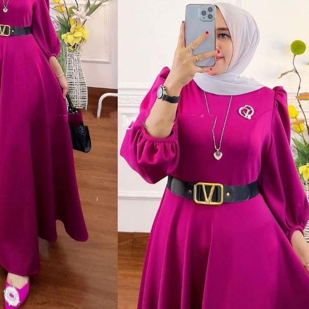 ❁ GAMIS XXL / ANNA DRESS // SEPHORA MAXY  PREMIUM + BELT // DRESS PESTA /GAMIS FASHION / DRESS JUMBO