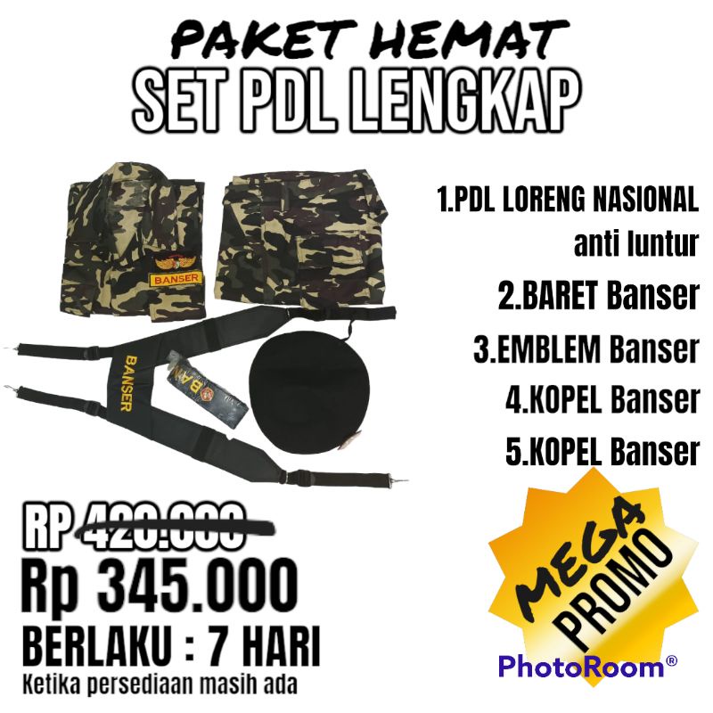 PDL BANSER Paket lengkap kopel dahrim baret