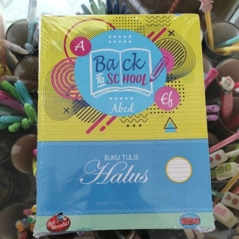 

Buku tulis halus SIDU isi 38 lembar 10 buku