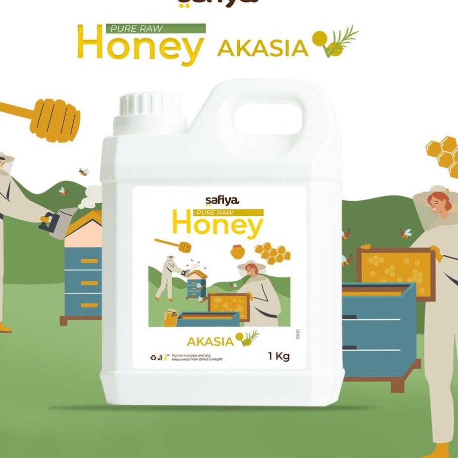 

♛ Murni Akasia 1 Kg Series Raw Honey Asli Safiya Food ❅