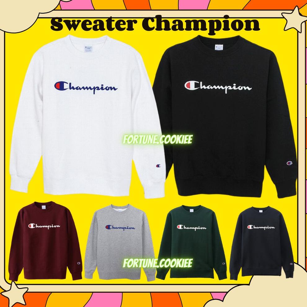 [COD] SWEATER CHAMPION ORIGINAL JAPAN MARKET CREWNECK CAMPION UNISEX SISA EXPORT PRIA WANITA BRANDED HOODIE HUDIE UNISEX MURAH (KODE 2253)