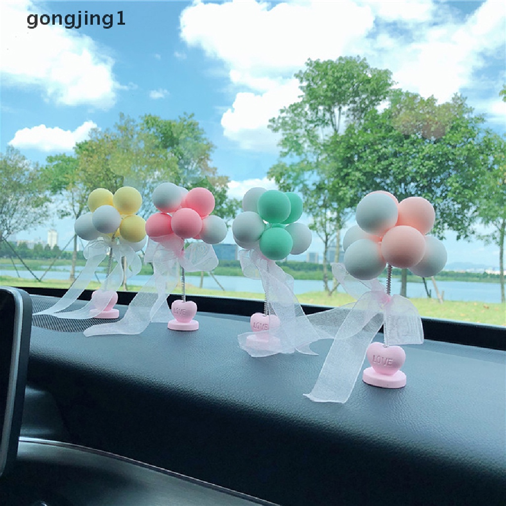 Ggg Ornamen Mobil Nodding Balon Dekorasi Dashboard Mobil Musim Semi Goyang Kepala Mainan ID