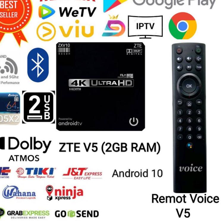 Termurah Android Tv Box / STB B860H V5 Android 10 Ram 2GB Root & Unlock, Full Aplikasi