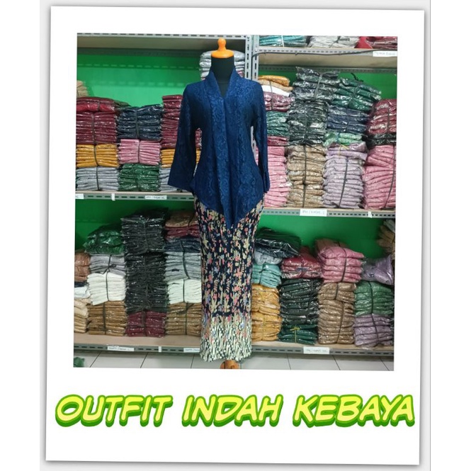 IndahKebaya • SETELAN KEBAYA FLOY BROKAT INDAH / KEBAYA JUMBO LD 130 120 110 / KEBAYA KONDANGAN MODERN KEKINIAN / KEBAYA BUSUI FRIENDLY / KEBAYA WISUDA NATALAN KARTINI MIX ROK BATIK JUMBO / WARNA HITAM MOCCA LAVENDER NAVY WARDAH HIJAU BOTOL GOLD SILVER
