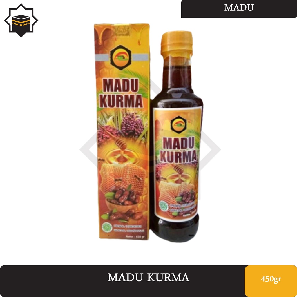New Madu Kurma AMK 450gr  Madu Murni Lokal  Madu Asli