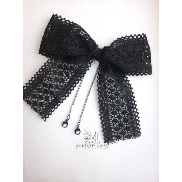 Strap mask pita hitam ¤ konektor masker pita ¤ konektor pita rajut