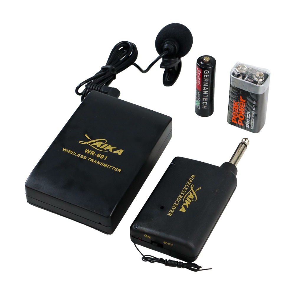 Wireless FM Transmitter Receiver Pro Microphone WR-601