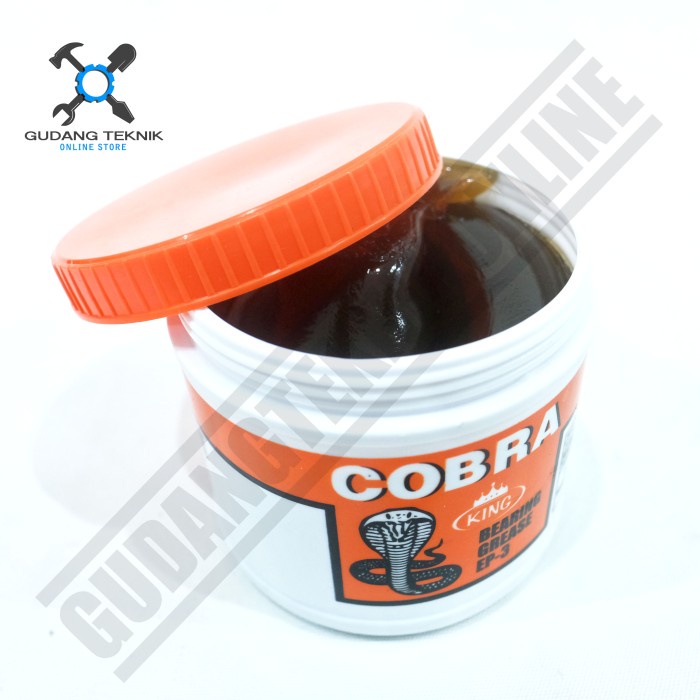 Pelumas Bearing Grease Bearing ORANGE EP3 500 Gram COBRA king / Stempet Grease ORANGE Gemuk EP-3 500 gr COBRA