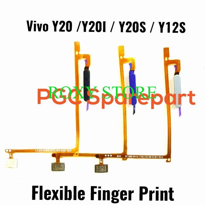 Fingerprint Vivo Y20 Y20I Y20S Y12S - Sidik Jari Finger Print - Original
