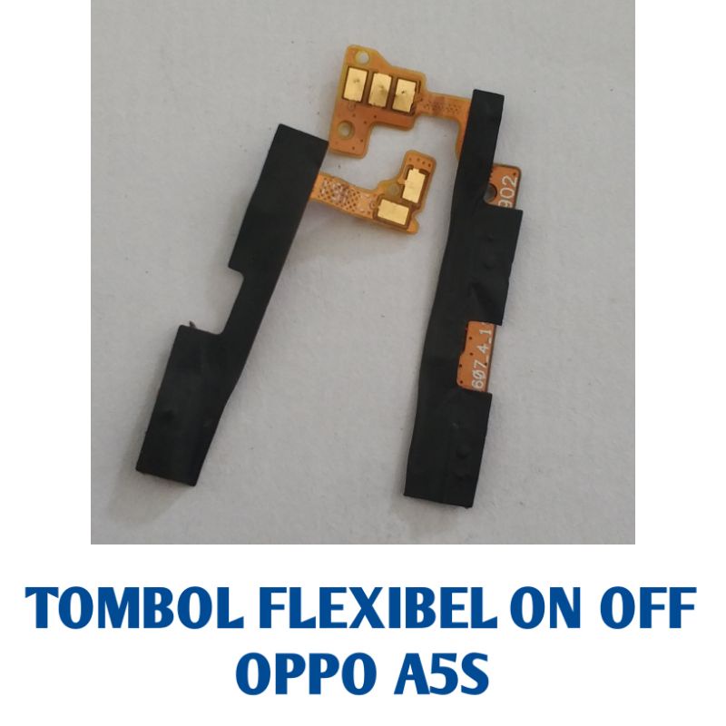 Tombol flexibel on off Oppo A5s original copotan hp