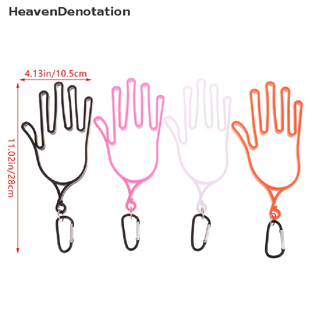 [HeavenDenotation] Sarung Tangan Golf Holder Dengan Carabiner Golf Gloves Stretcher Perlengkapan Alat Golfer HDV