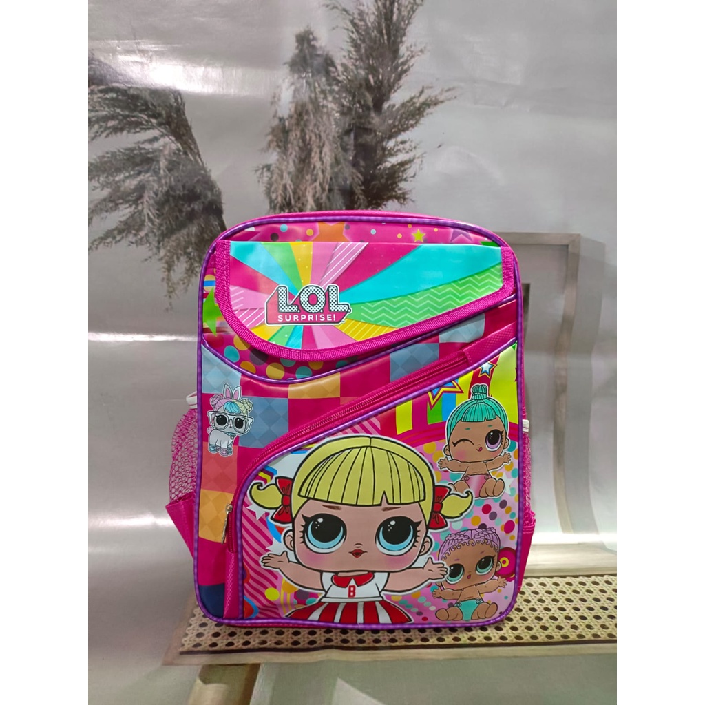 TAS ANAK TK SD FROZEN LITTLE PONY HELLO KITTY TOBOT TRASFORMER LOL TK PAUD