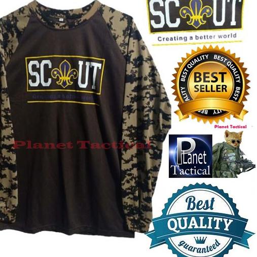 ✭ Kaos Baju PDL Loreng Pramuka SCOUT ✩