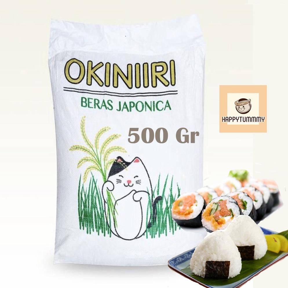

【F⚡ASH SALE✅】 Beras Jepang Sushi Gimbap OKINIIRI 500 gram Japonica Rice Pulen Punel