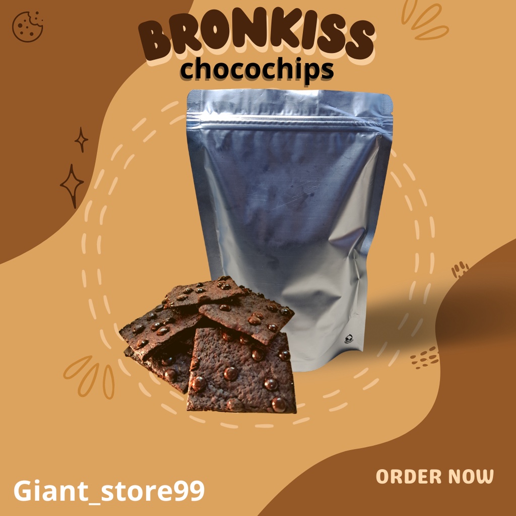

BRONKISS Brownis Tipis Kering Manis menambah Mood Kamu