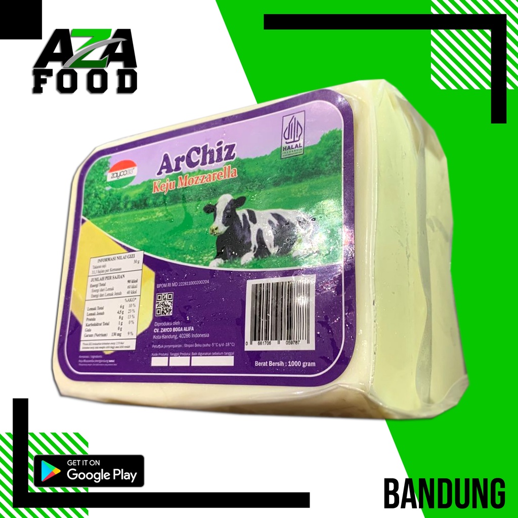 

Archiz Arla Mozzarella Cheese Pizza Topping 1 Kg