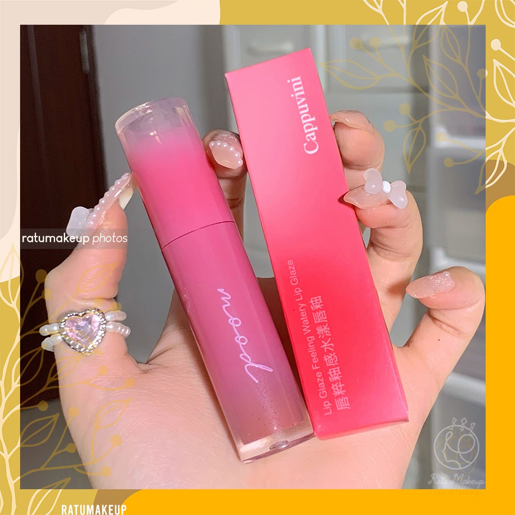 CAPPUVINI GLASS LipGloss Korean Lip Gloss Water LipGloss Mirror Korean Lipstick Lip Tint Glossy Lips