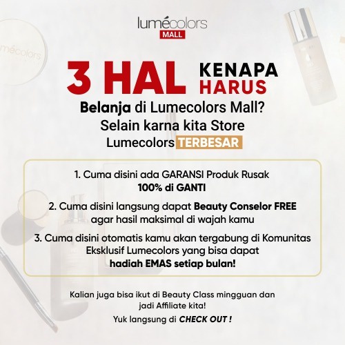 Lumecolors Compact Powder Bedak Padat Two Way Cake With Oil Control