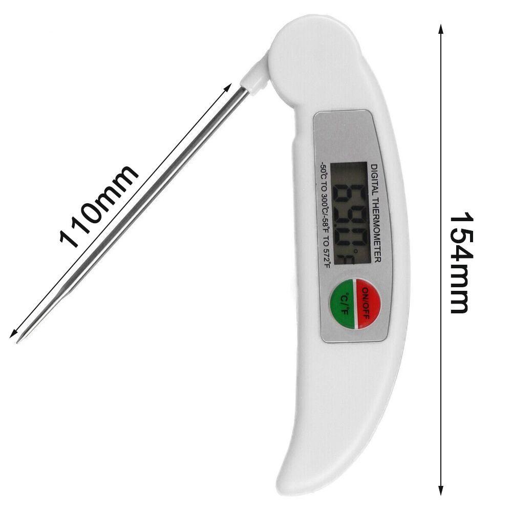 Solighter Digital Food Thermometer Portable Barbekyu Alat Masak Untuk Daging BBQ Makanan Minyak Dapur Pengukur Suhu