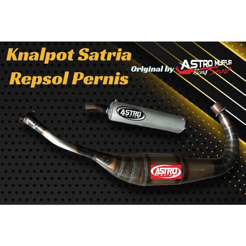 knalpot satria Repsol kolong | knalpot racing satria garing| knalpot satria lumba hiu plat karat leh
