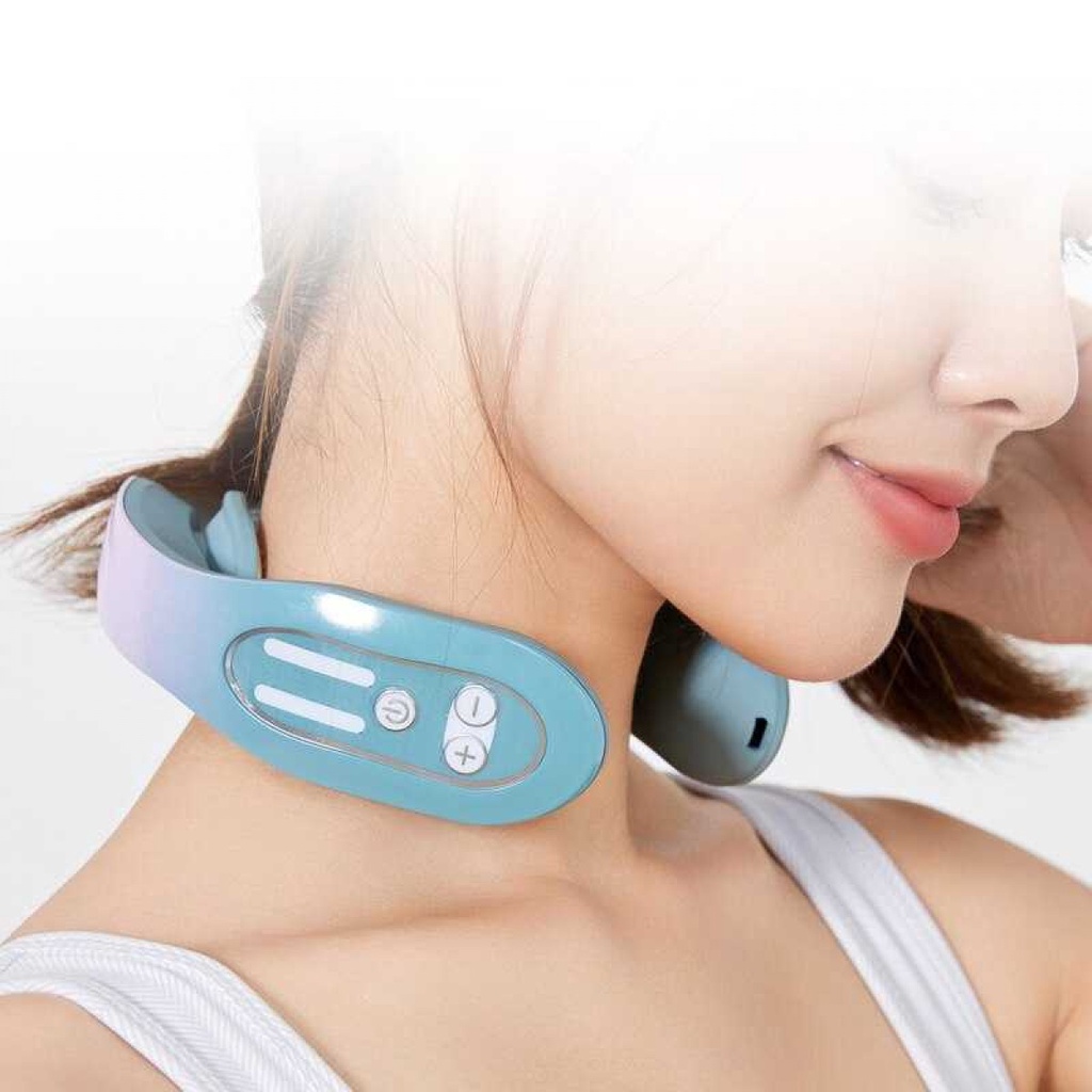 Alat Pijat Kompres Leher Neck Massager Compress Rechargeable