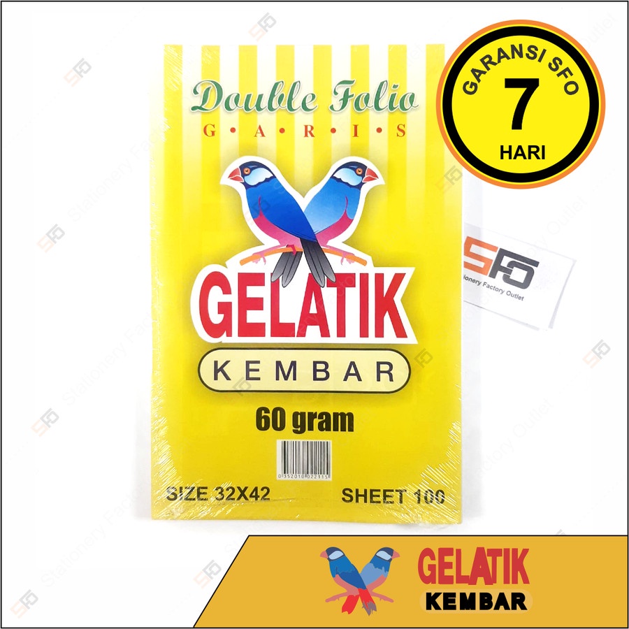 

Double Folio Garis Gelatik Kembar isi 100 - SFO Semarang Official