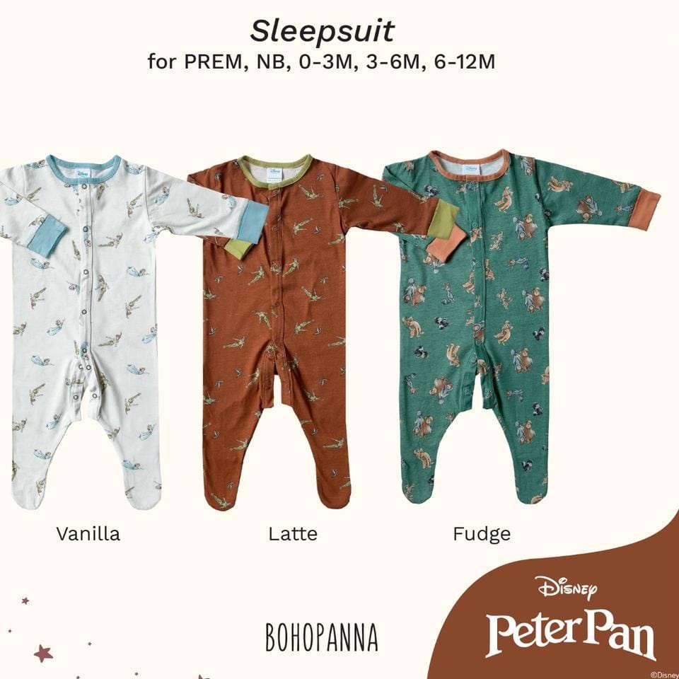 Bohopanna Sleepsuit Disney Motif Cowok/Cewek (1 Pcs)