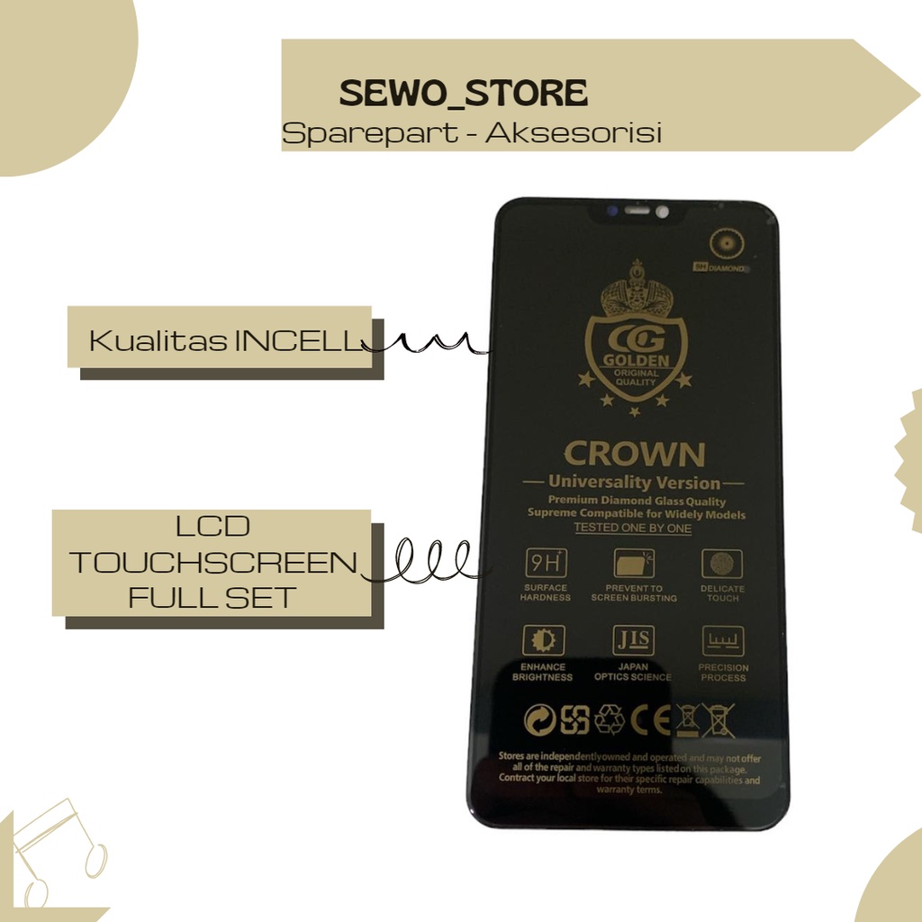 LCD TOUCHSCREEN FULLSET LCD VIVO V9 - V9 PRO - V9 YOUTH - LCD VIVO Y85 - Y85A COMPLETE ORIGINAL FULLSET