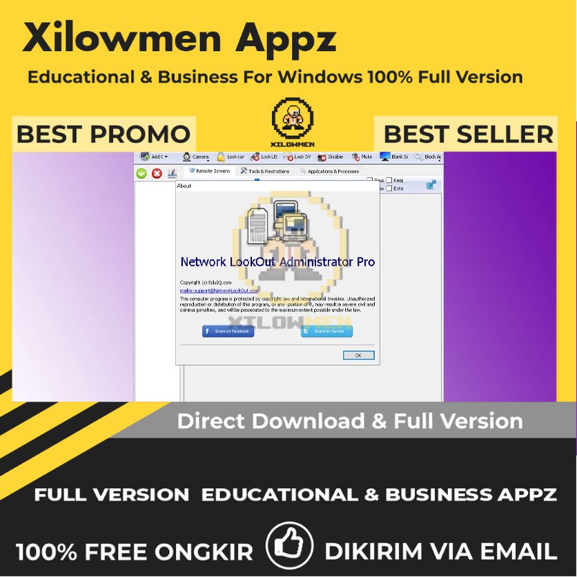 [Full Version] EduIQ Network LookOut Administrator Pro Educational Business Lifetime Win OS