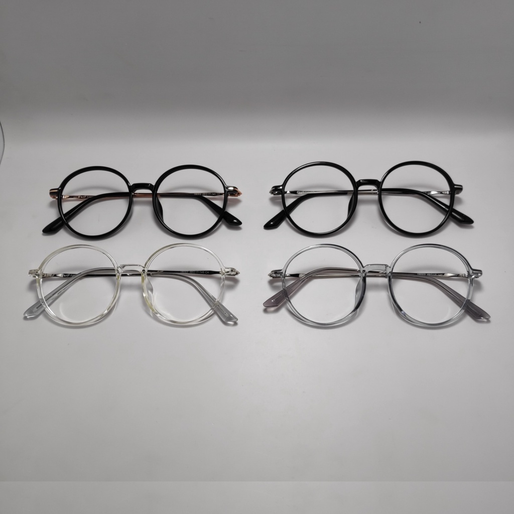 Kacamata 08003 Lensa ANTI BLUERAY BLUECROMIC Kacamata Murah Anti Radiasi Kaca Mata Minus Wanita Pria / Eyeglass / BS