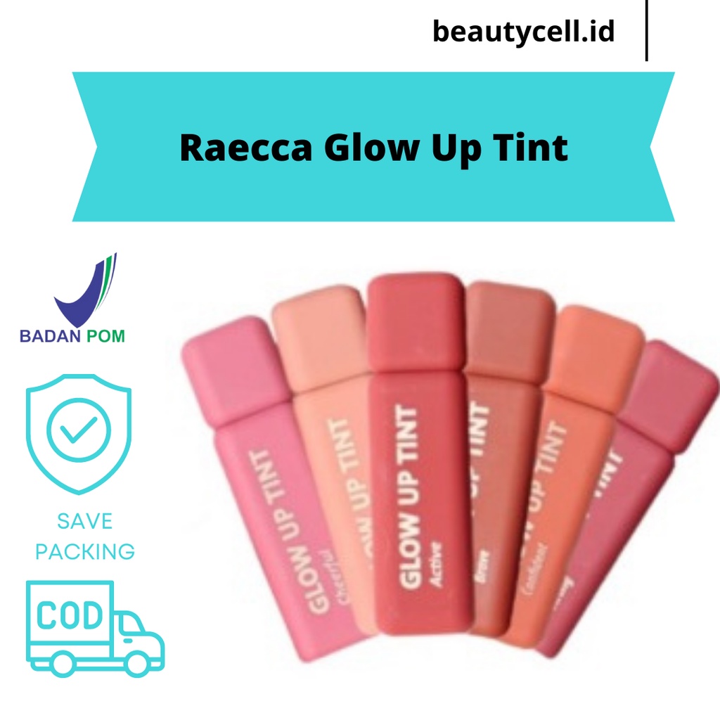 Raecca Glow Up Tint / LIPTINT RAECCA BPOM FREE GIFT